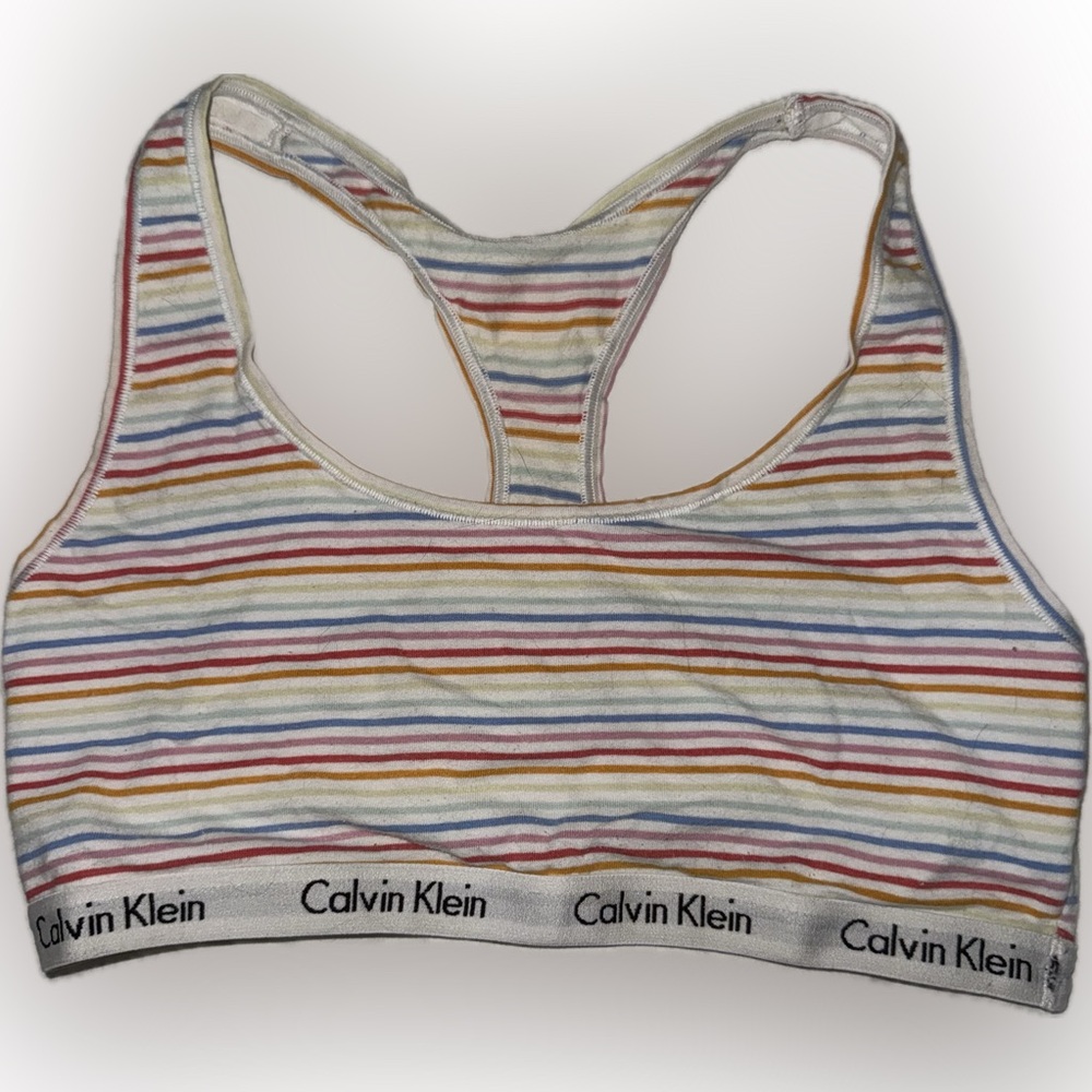 Calvin Klein rainbow bralette